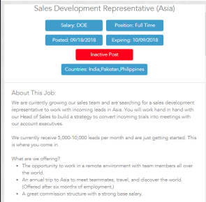 outsourcely job post 2
