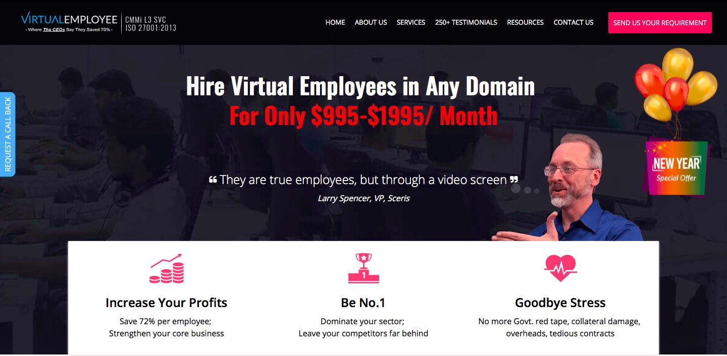 virtual employee website