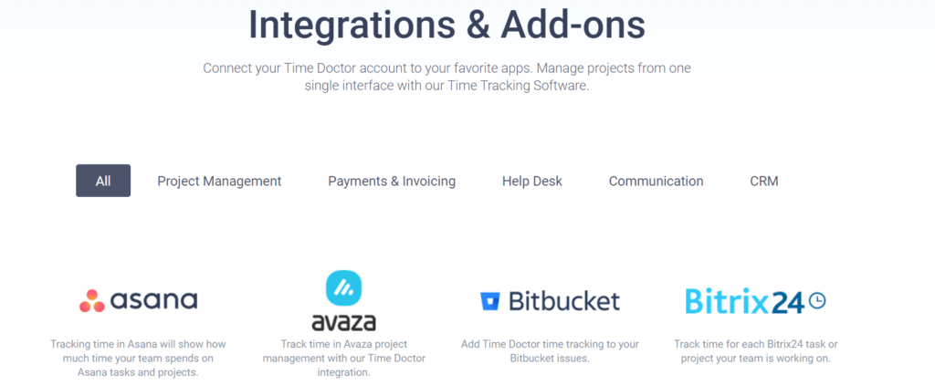Integrations and addons