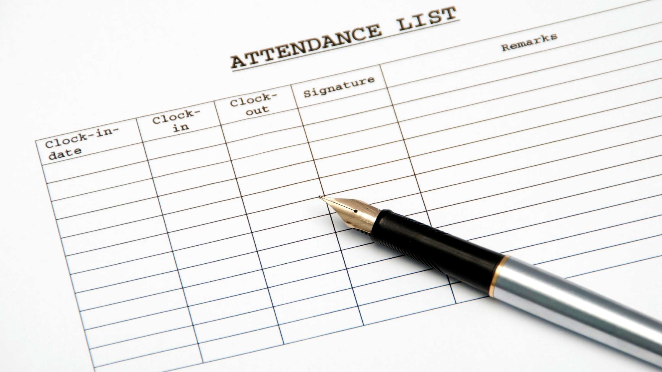 Free Employee Attendance Sheet Templates (Excel and PDF)