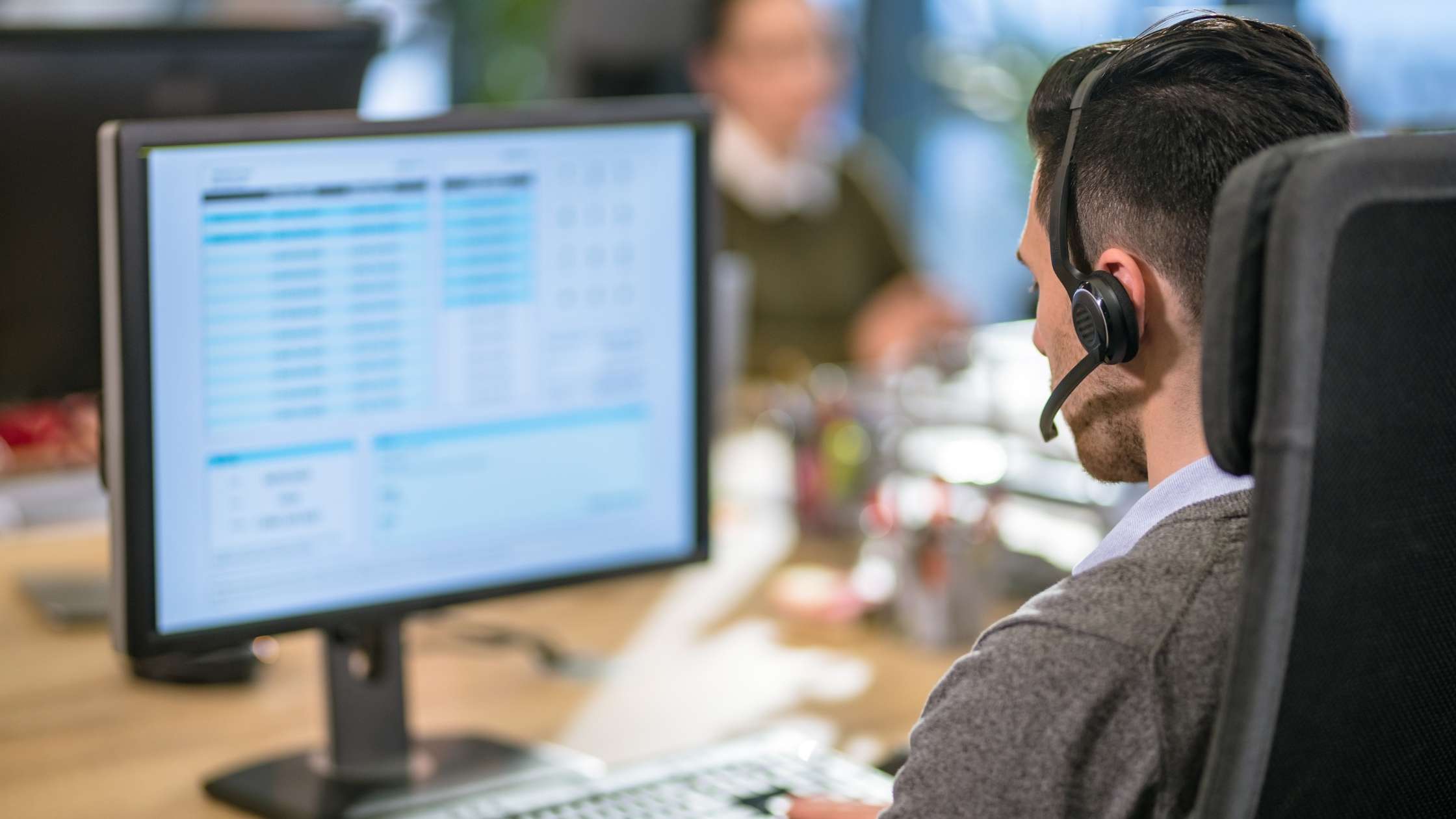 monitoring in a call center