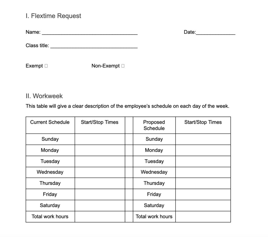 How to Create a Successful Flex Time Policy (Free Template)