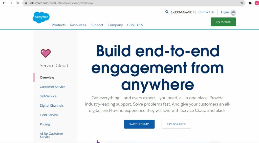 salesforce service cloud