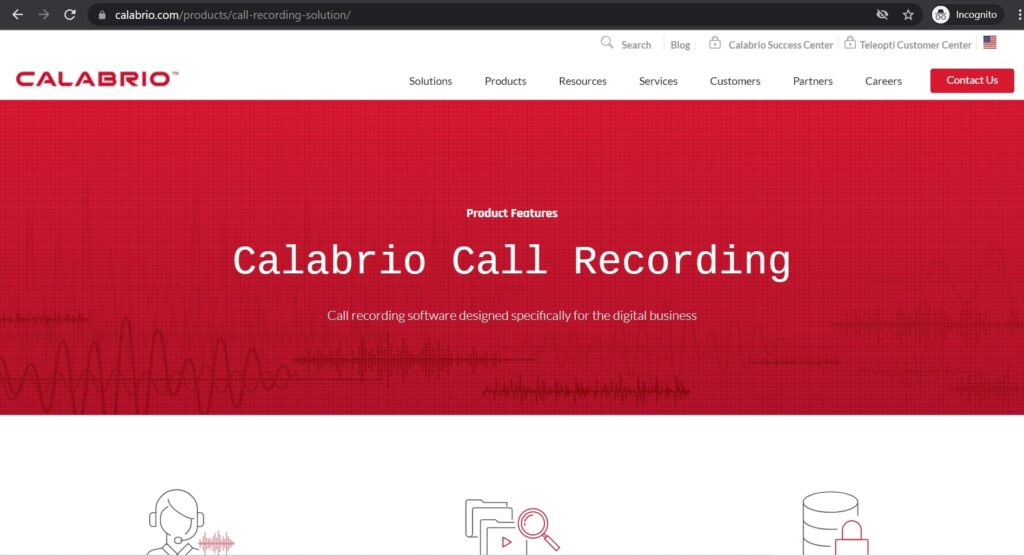 Calabrio Call Recording