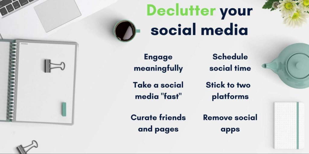 Social media declutter