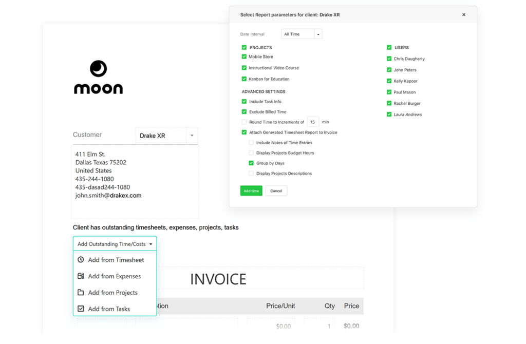 paymo client invoicing