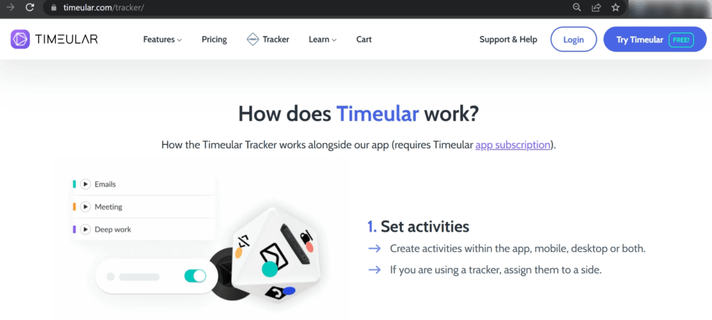 Timeular app